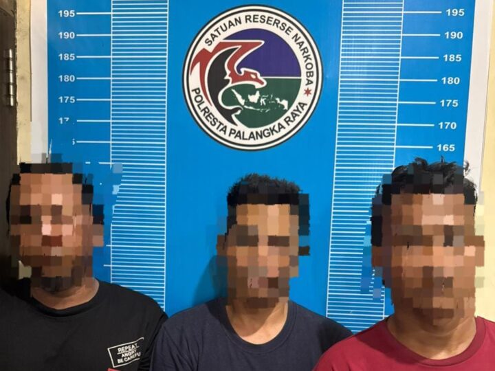 Tiga Pria Diciduk, Polisi Gagalkan Peredaran 25,8 Gram Sabu di Palangka Raya