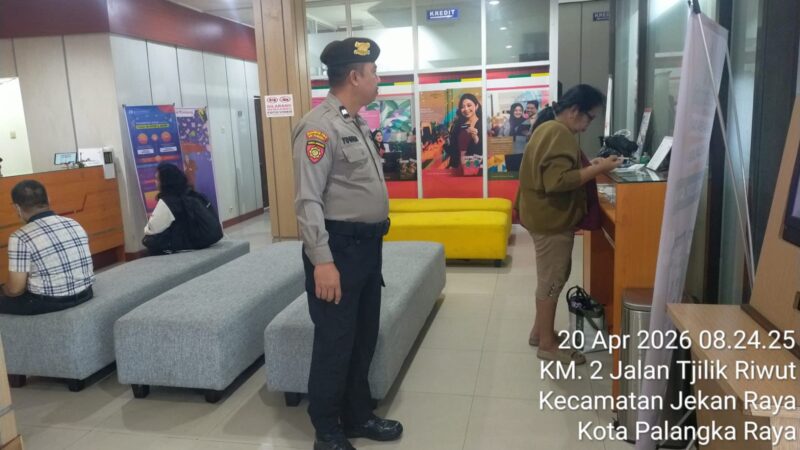 Polresta Palangka Raya Perketat Pengamanan Perbankan, Warga Diharapkan Bertransaksi Lebih Tenang
