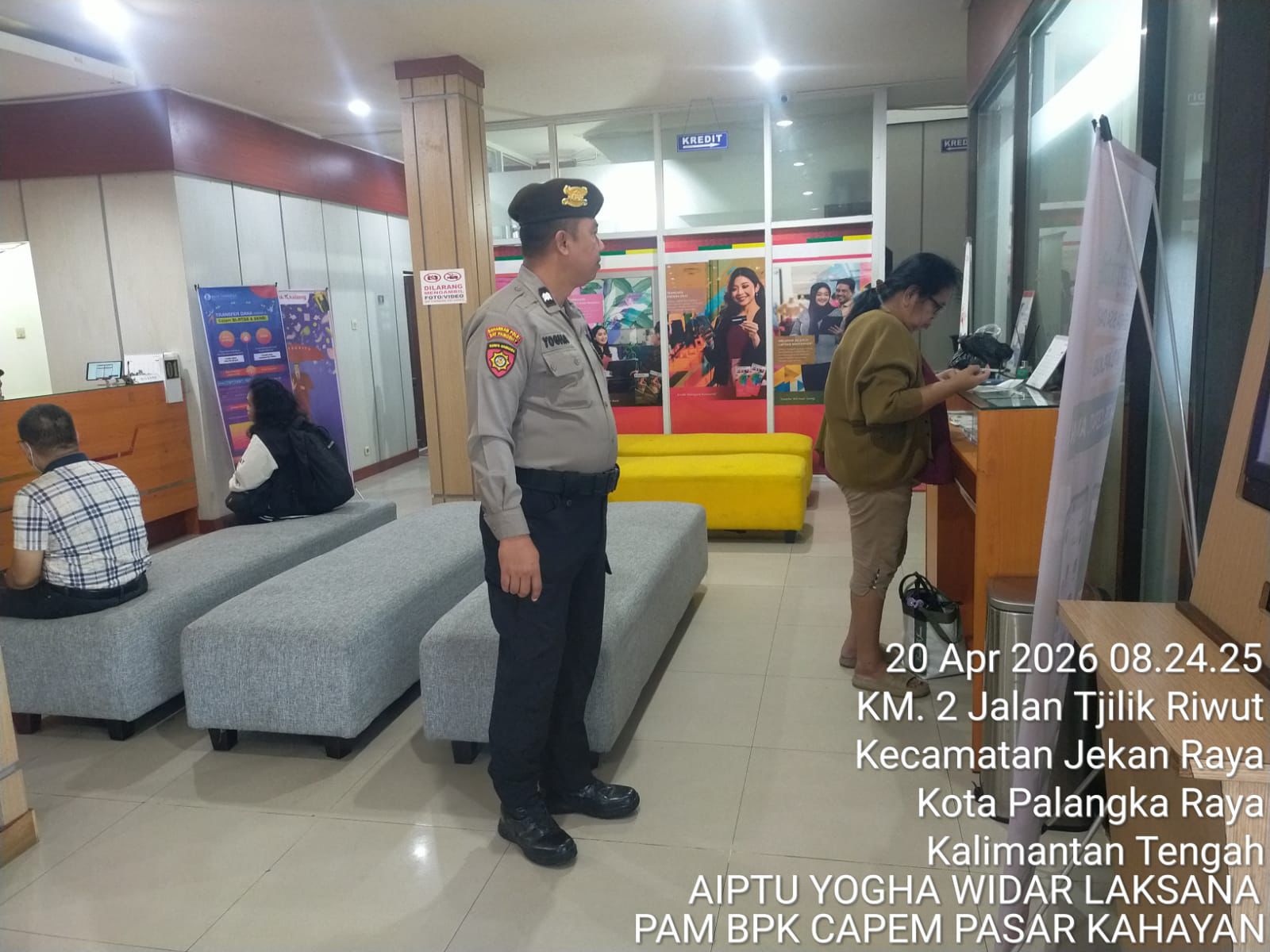 Polresta Palangka Raya Perketat Pengamanan Perbankan, Warga Diharapkan Bertransaksi Lebih Tenang