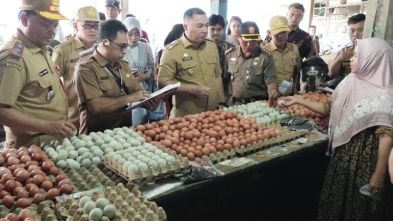 Wabup Kapuas Turun ke Pasar, Pastikan Harga Sembako Stabil dan Data Inflasi Selaras