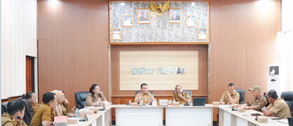 Sekda Kapuas Pimpin Rapat Koordinasi Pengembangan Jalan dan Pembahasan Aset Daerah