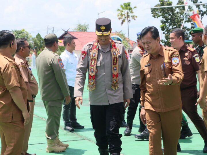 Kunker Perdana ke Murung Raya, Wakapolda Kalteng Perkuat Sinergi Bersama Forkopimda