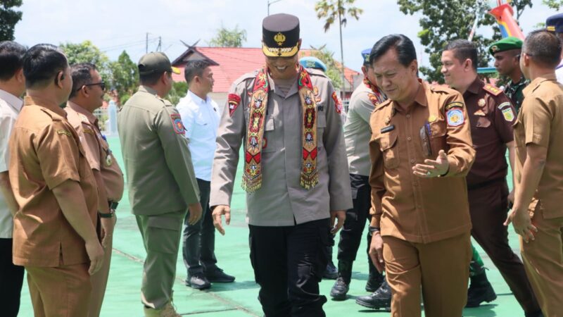 Kunker Perdana ke Murung Raya, Wakapolda Kalteng Perkuat Sinergi Bersama Forkopimda
