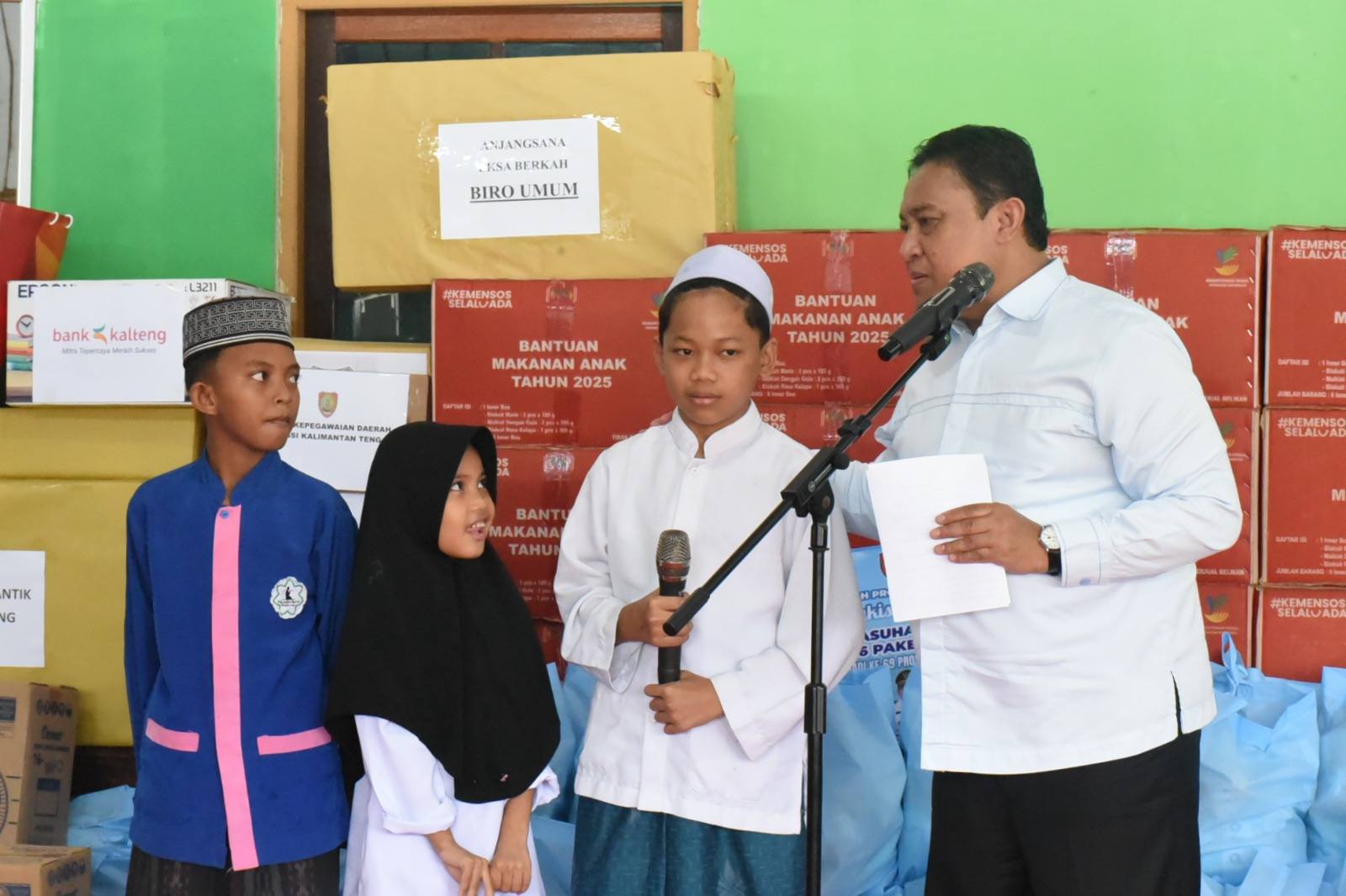 Rangkaian Peringatan Hari Jadi Ke-69 Provinsi Kalteng, Wagub Kalteng Anjangsana ke Sejumlah Panti Asuhan
