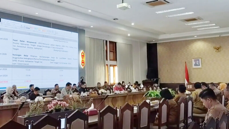 DPRD Kalteng Komitmen Fokuskan Percepatan Pembahasan Sejumlah Raperda