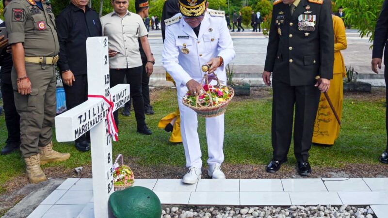 Gubernur Pimpin Upacara dan Ziarah TMP, Rangkaian Peringati Hari Jadi ke-69 Kalteng