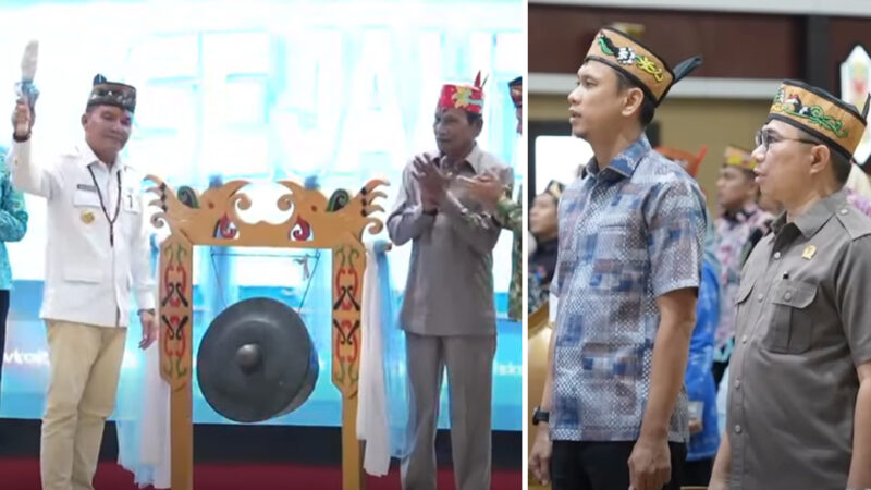Unsur Pimpinan DPRD Kalteng Hadiri Launching Kartu Huma Betang Sejahtera