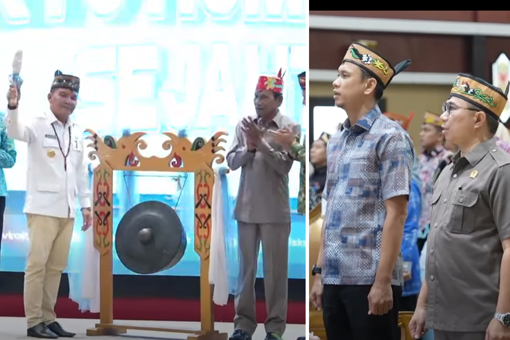 Unsur Pimpinan DPRD Kalteng Hadiri Launching Kartu Huma Betang Sejahtera