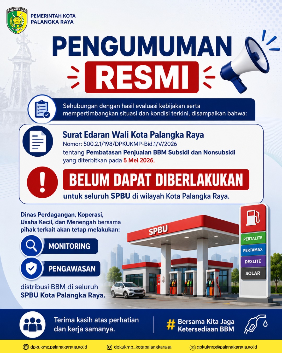 Pertimbangkan Kondisi yang Ada, Pemko Tunda Pembatasan Penjualan BBM Subsidi dan Nonsubsidi