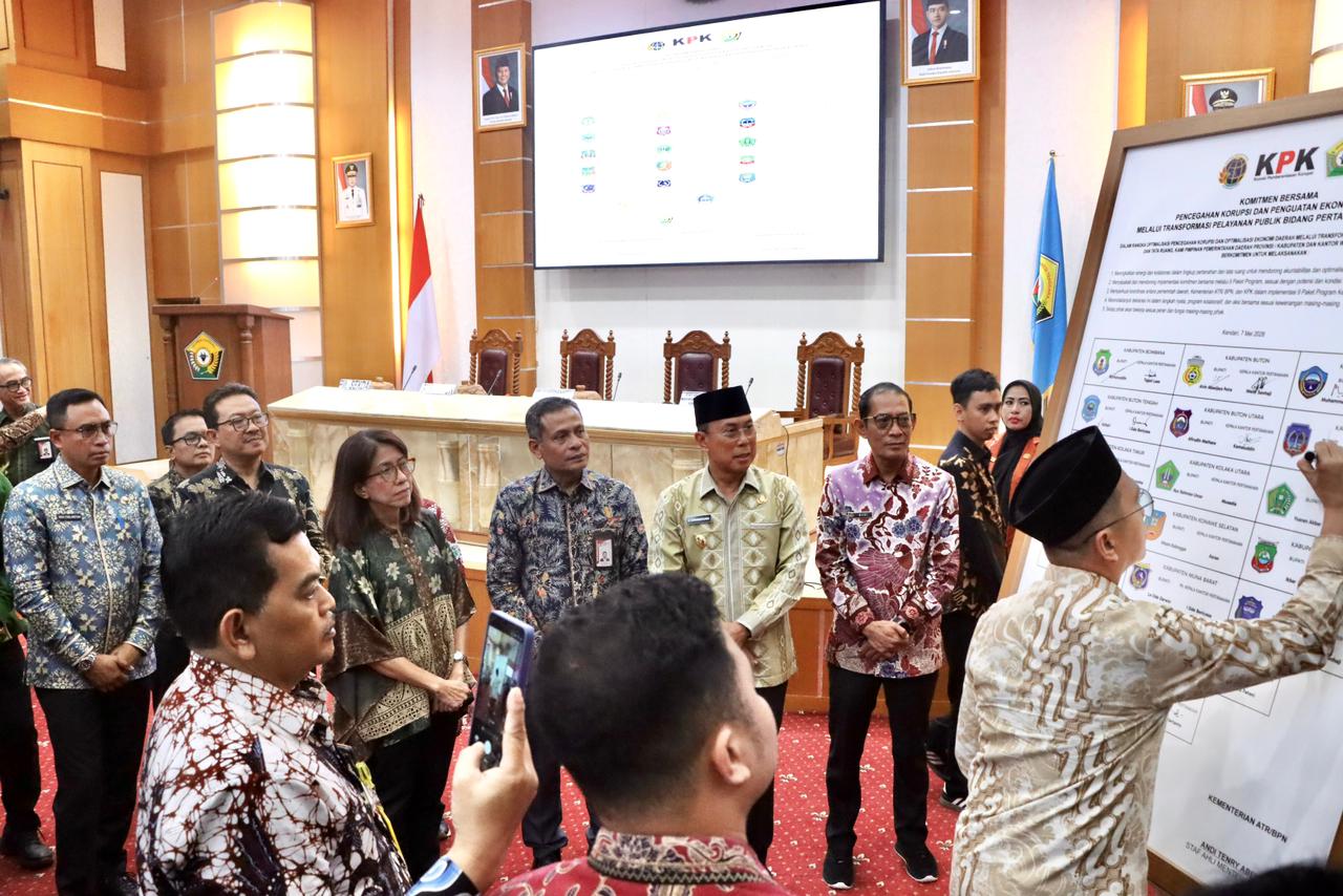 ATR/BPN Gandeng KPK dan Pemda Sultra, Benahi Layanan Tanah hingga Tata Kelola Aset