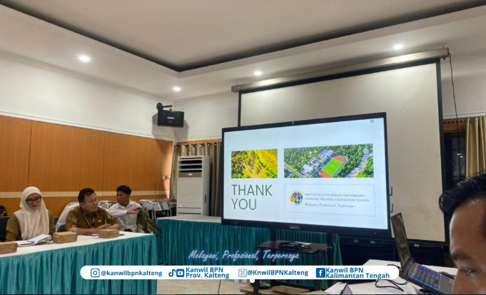 BPN Kalteng Dorong Perencanaan Matang Sekolah Nasional Terintegrasi