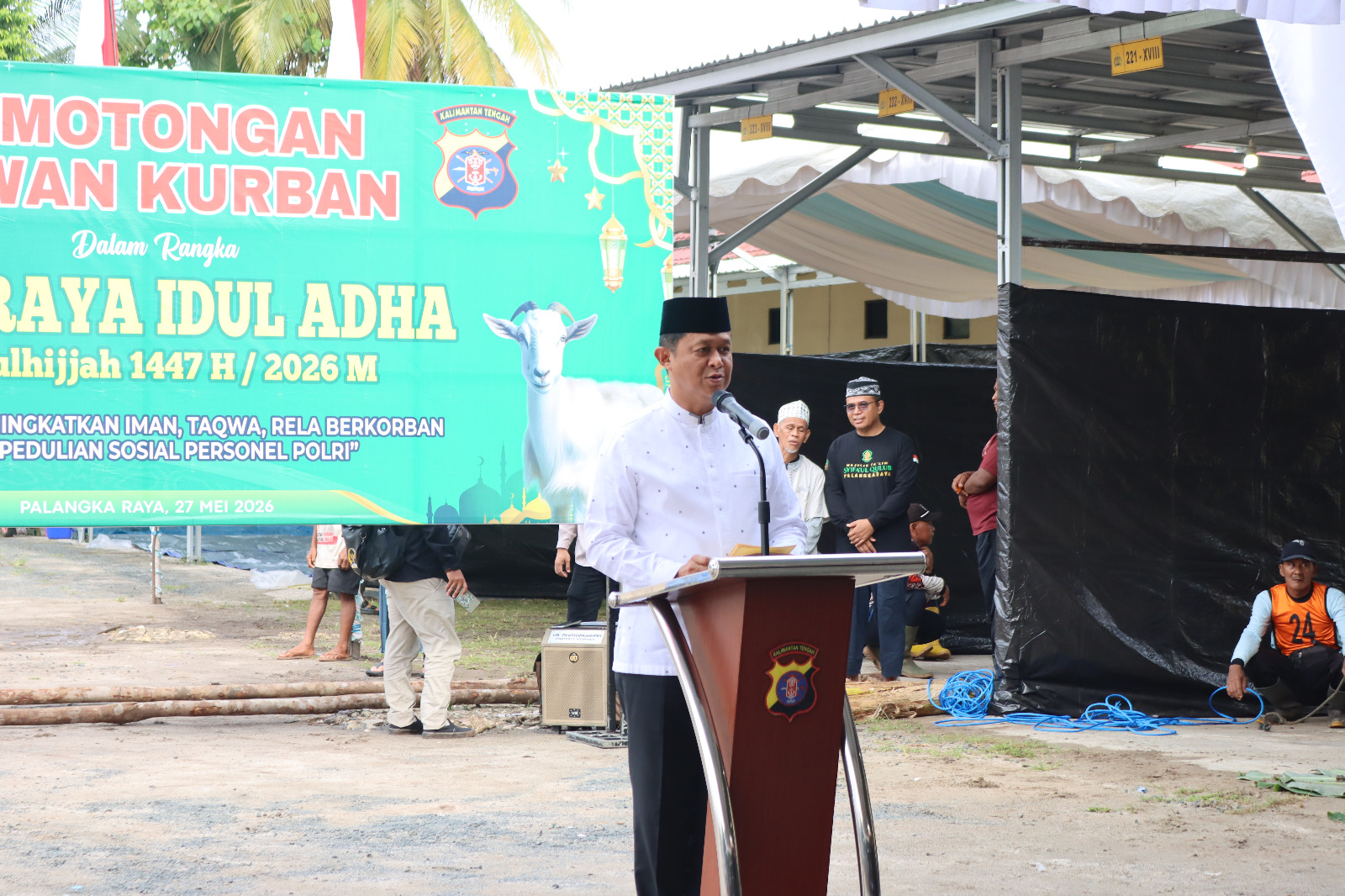 Idul Adha 1447 H, Polda Kalteng Salurkan Ratusan Hewan Kurban untuk Warga