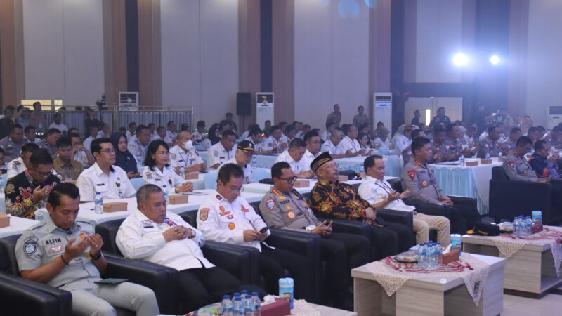 Kapolda Kalteng Tekankan Budaya Tertib Berlalu Lintas dalam Raker LLAJ 2026