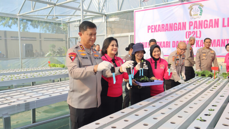 Green House Hidroponik Polda Kalteng, Langkah Kecil untuk Ketahanan Pangan yang Lebih Hijau