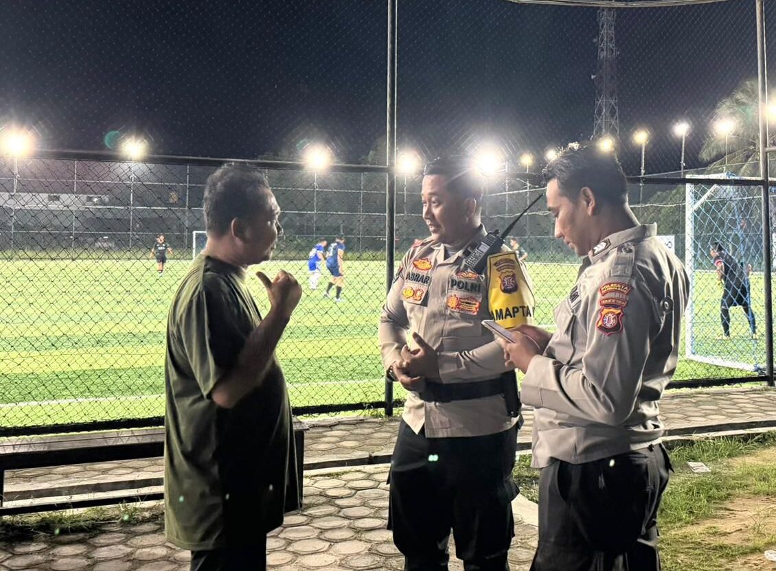 Polisi Bergerak Cepat Redam Keributan di Mini Soccer Twins Palangka Raya