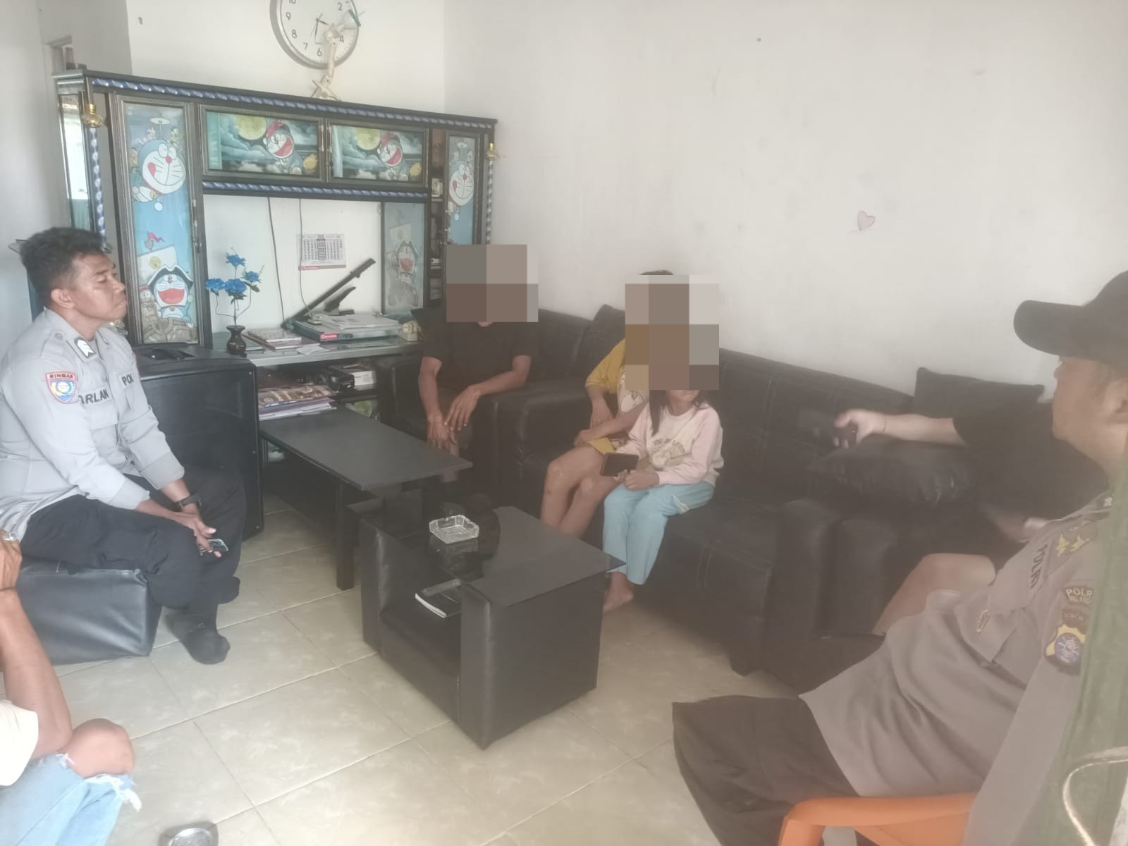 Polsek Sabangau Mediasi Perselisihan Warga di Sabaru, Kedepankan Penyelesaian Kekeluargaan