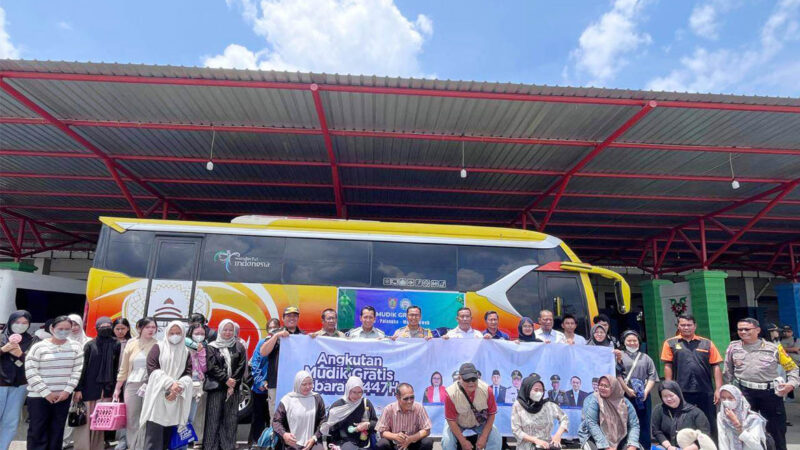 Mudik Gratis Pemprov Kalteng Rute Palangka Raya–Muara Teweh Resmi Dilepas