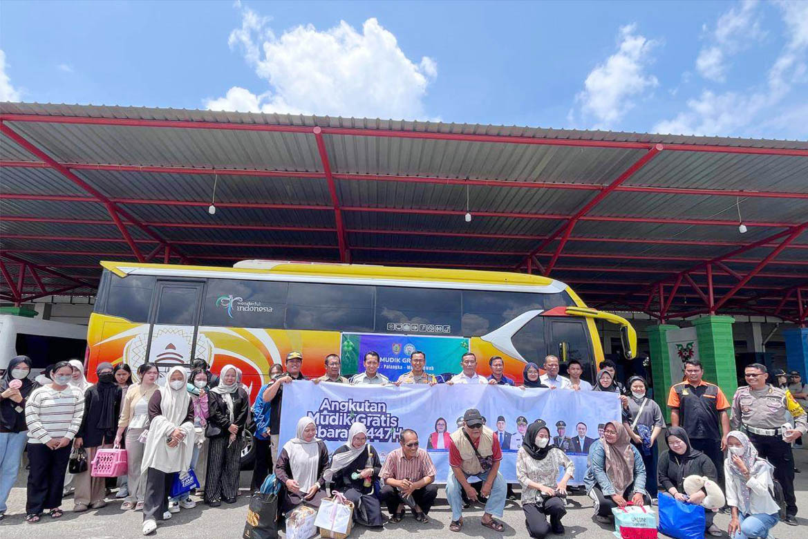Mudik Gratis Pemprov Kalteng Rute Palangka Raya–Muara Teweh Resmi Dilepas