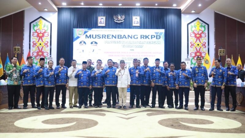 Gubernur Kalteng Buka Musrenbang RKPD 2027, Perkuat Sinergi Pembangunan Daerah
