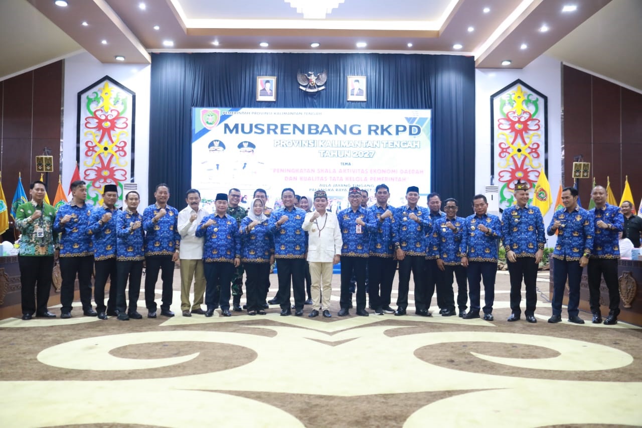 Gubernur Kalteng Buka Musrenbang RKPD 2027, Perkuat Sinergi Pembangunan Daerah