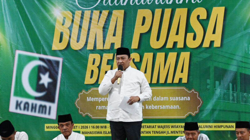 Wagub Edy Pratowo Hadiri Buka Puasa Bersama Majelis Wilayah KAHMI Kalteng