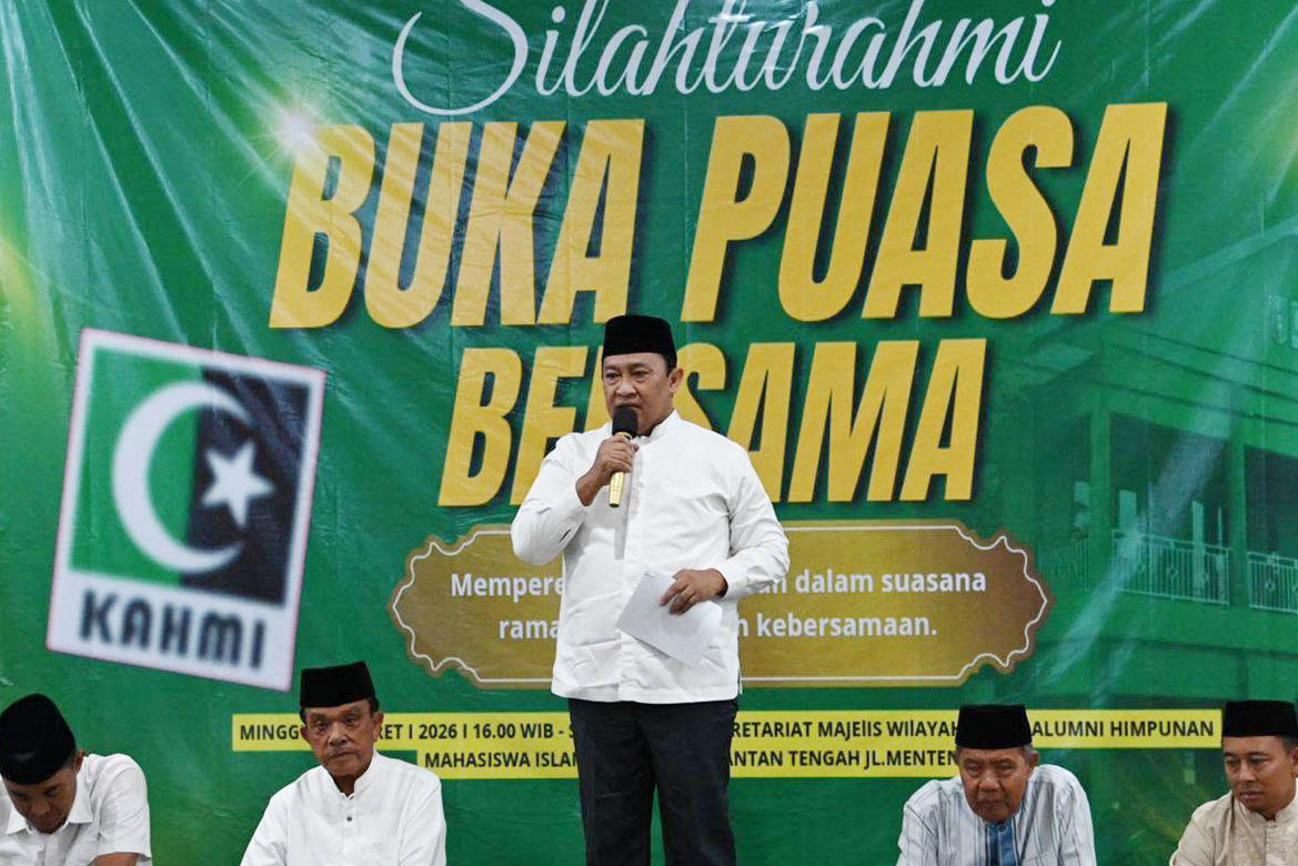 Wagub Edy Pratowo Hadiri Buka Puasa Bersama Majelis Wilayah KAHMI Kalteng