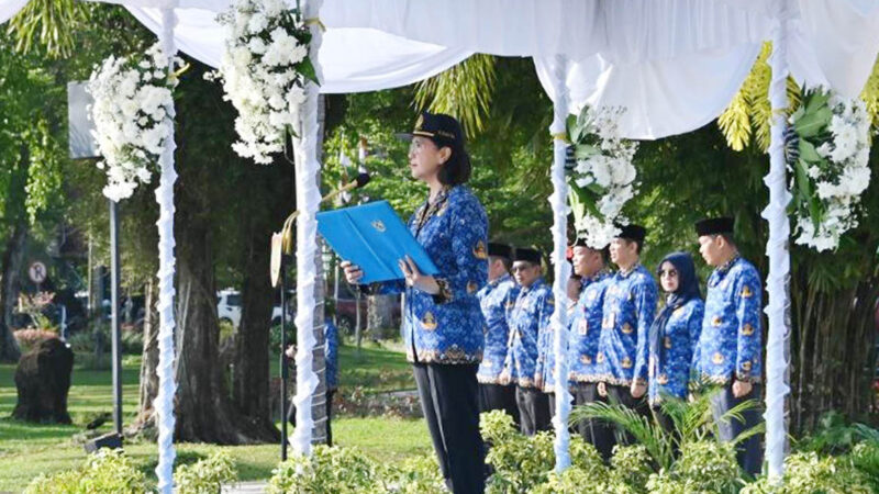 Pj. Sekda Kalteng Pimpin Upacara Peringatan Hari Lahir Pancasila
