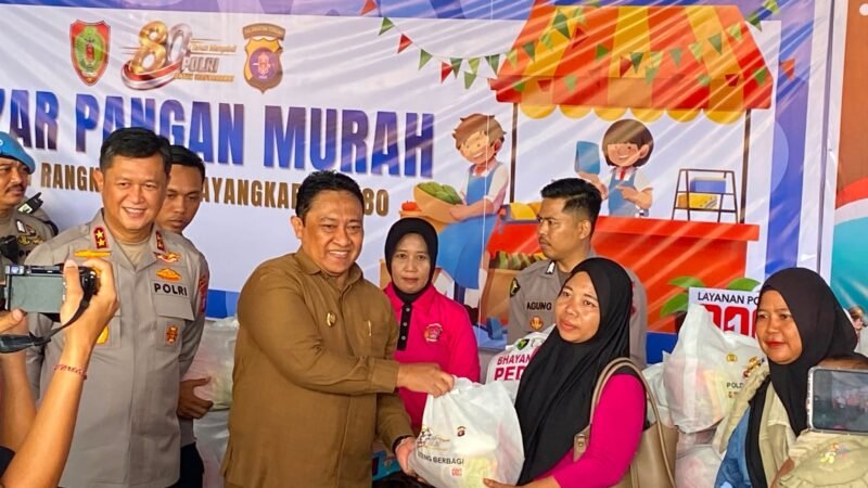 Wagub Edy Pratowo Hadiri Bakti Kesehatan Peringati Hari Bhayangkara ke-80