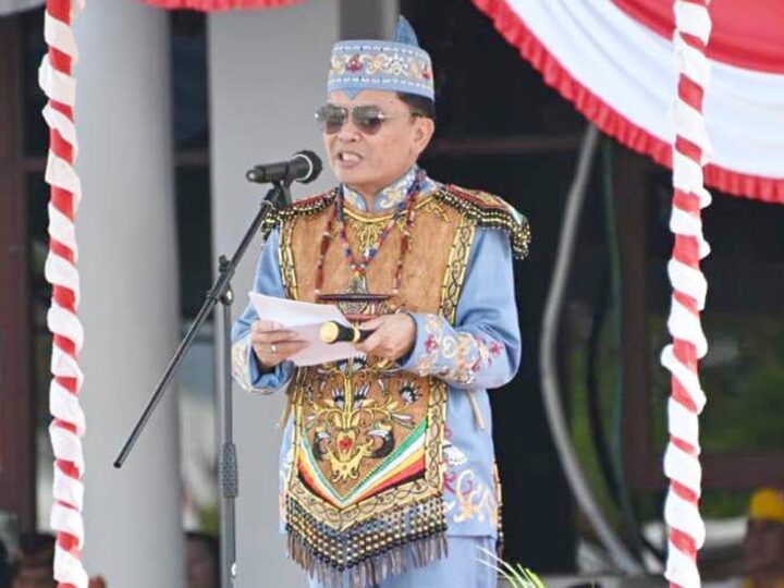 Gubernur Kalteng Pimpin Upacara Peringatan Hari Jadi ke-24 Kabupaten Gunung Mas
