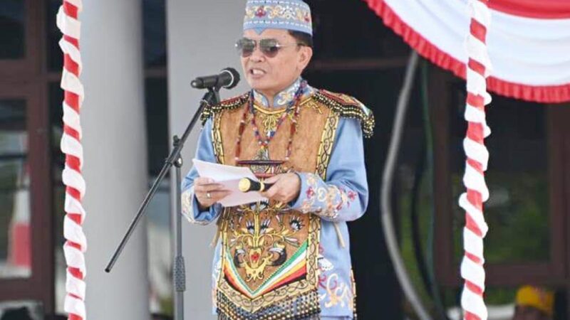 Gubernur Kalteng Pimpin Upacara Peringatan Hari Jadi ke-24 Kabupaten Gunung Mas