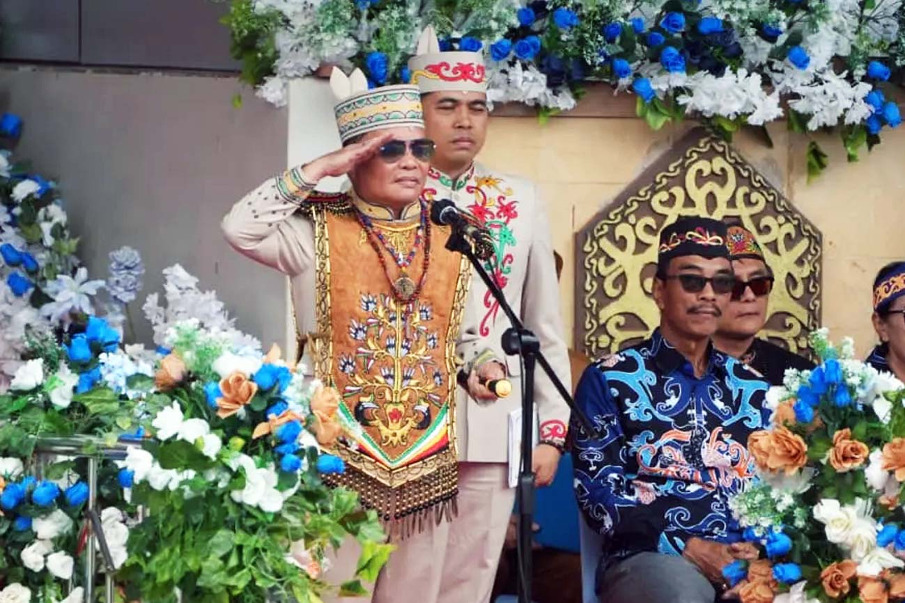 Gubernur Kalimantan Tengah Pimpin Upacara Peringatan Hari Jadi Barito Utara yang ke-76