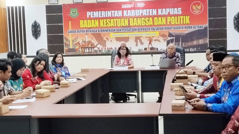 Badan Kesbangpol Kapuas Gelar Rakor Mekanisme Pengukuran IHal dan Sosialisasi Pengisian link e-Survey
