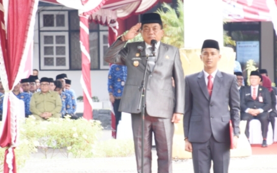 Bupati Kapuas Pimpin Upacara Hari Lahir Pancasila, Ingatkan Pentingnya Jaga Persatuan