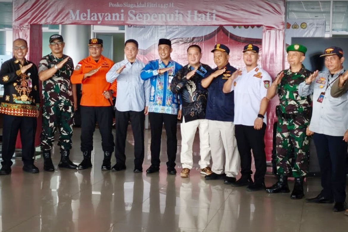 Jelang Lebaran, Pemprov Kalteng dan Angkasa Pura Bentuk Posko Monitoring di Bandara Tjilik Riwut
