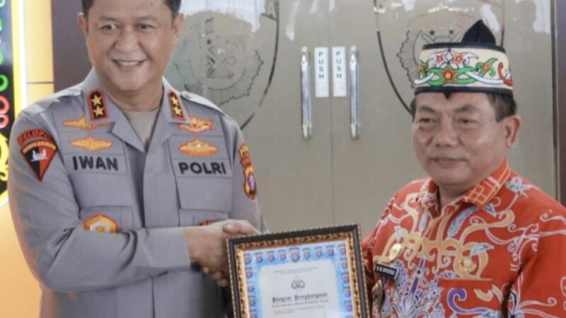 Pemkab Kapuas Raih Apresiasi Polda Kalteng atas Kontribusi Pembangunan Fasilitas Kepolisian