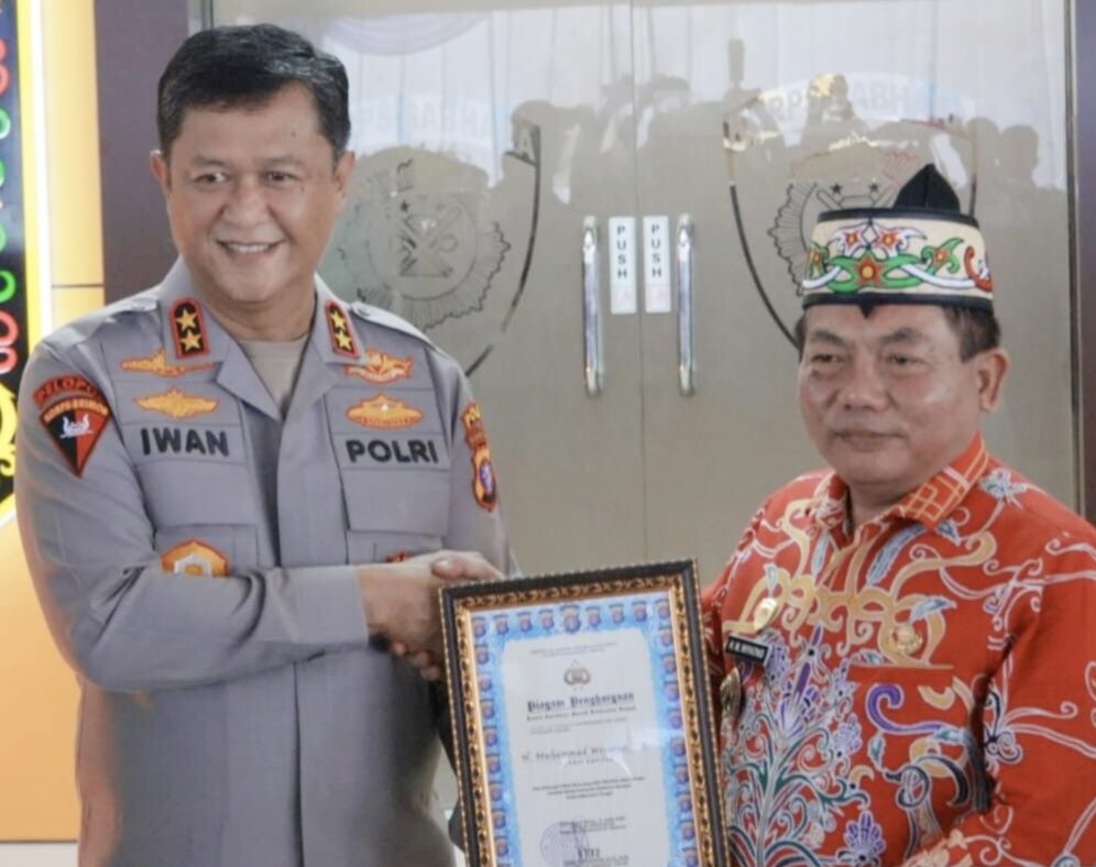 Pemkab Kapuas Raih Apresiasi Polda Kalteng atas Kontribusi Pembangunan Fasilitas Kepolisian