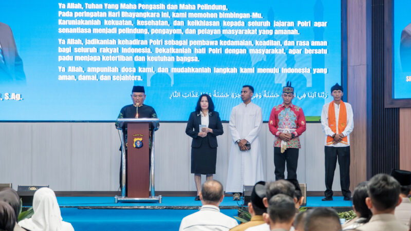 Jelang Hari Bhayangkara, Polda Kalteng Satukan Doa Lintas Agama untuk Kedamaian Daerah