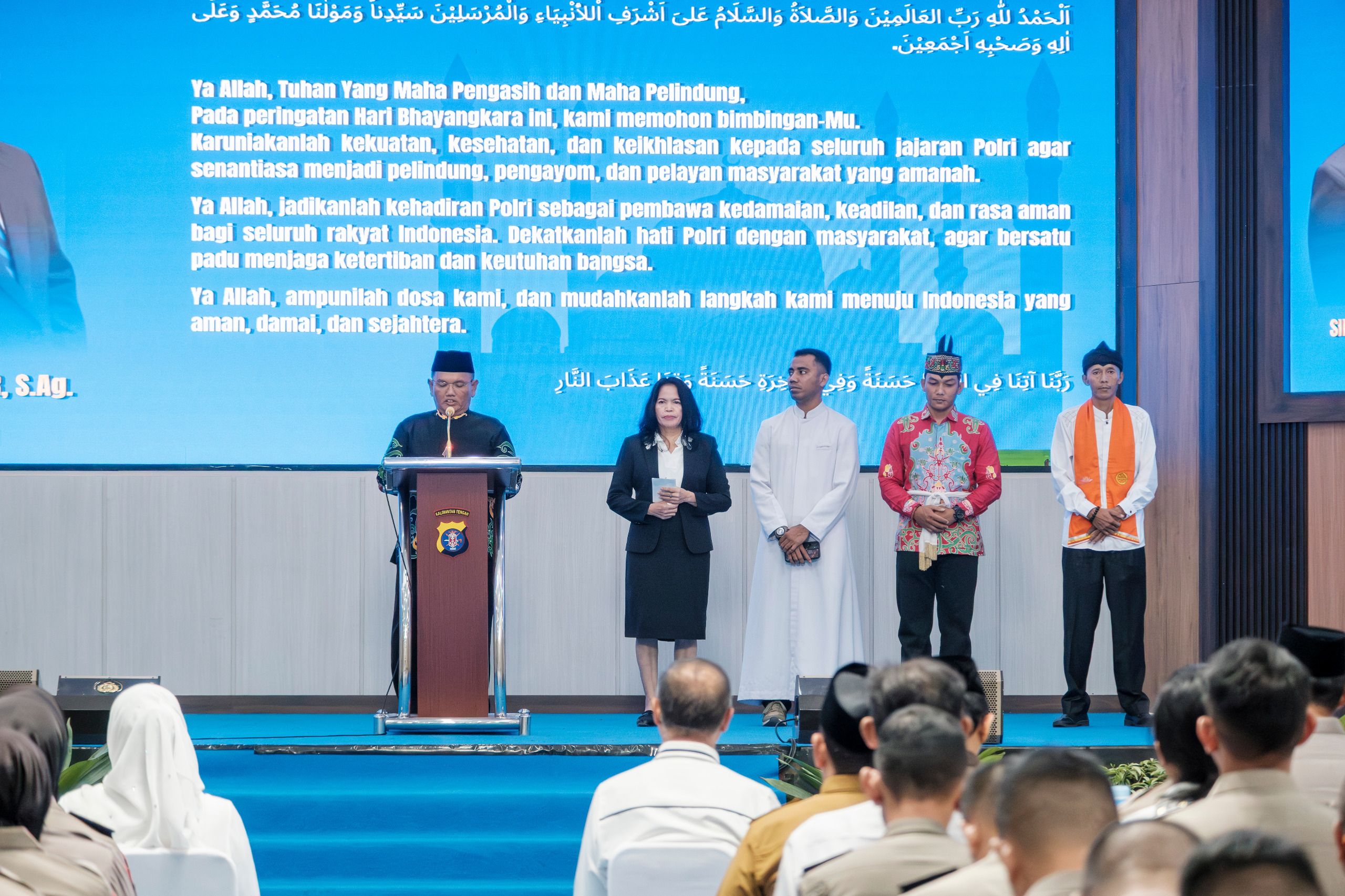 Jelang Hari Bhayangkara, Polda Kalteng Satukan Doa Lintas Agama untuk Kedamaian Daerah