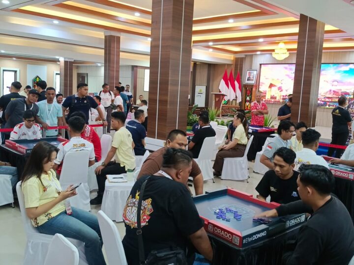 Semarak Hari Bhayangkara, Polda Kalteng Libatkan Insan Pers dalam Lomba Domino Orado Piala Kapolda