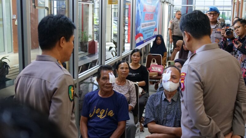 Polda Kalteng Gelar Operasi Katarak Gratis, Wujudkan Pelayanan Kesehatan bagi Warga
