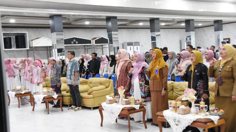 Bunda PAUD Barito Utara Ajak Orang Tua Perkuat Pendampingan Anak pada Acara Akhirussanah