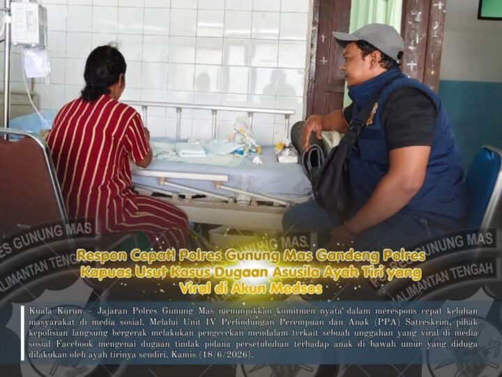 Polisi Koordinasi Lintas Wilayah Tangani Dugaan Kekerasan Seksual Anak di Gunung Mas