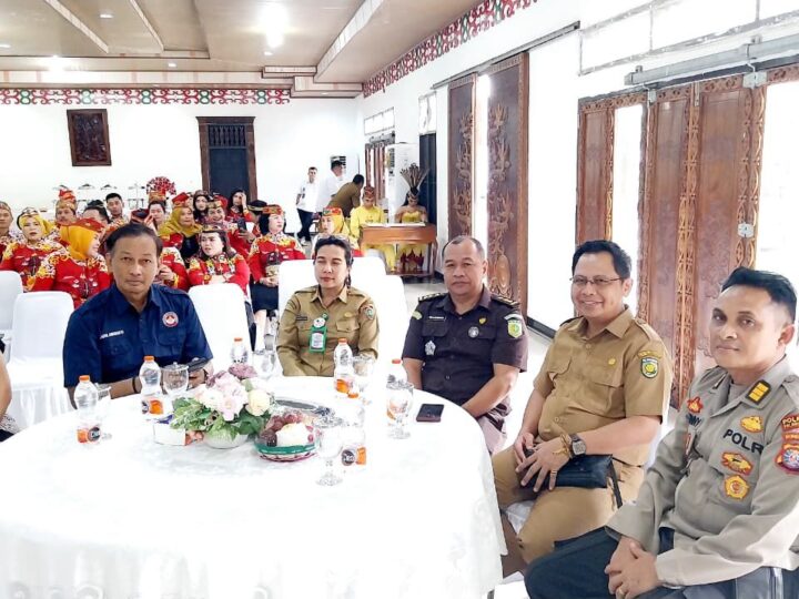 Dukung Pelestarian Budaya Daerah, Polresta Palangka Raya Hadiri Pengukuhan Pengurus KSBN Kota