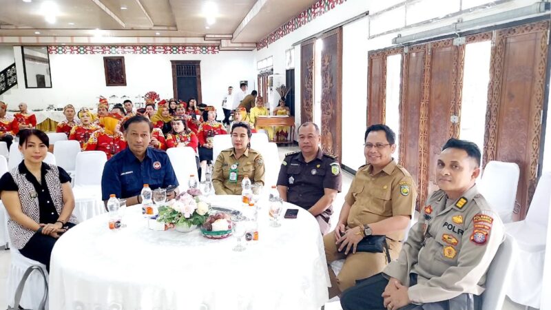 Dukung Pelestarian Budaya Daerah, Polresta Palangka Raya Hadiri Pengukuhan Pengurus KSBN Kota
