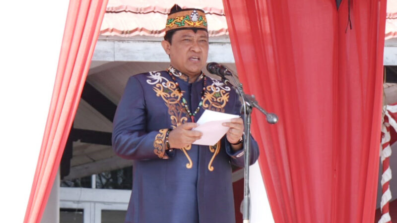 Wagub Kalteng Pimpin Upacara Peringatan Hari Jadi ke-24 Kabupaten Sukamara
