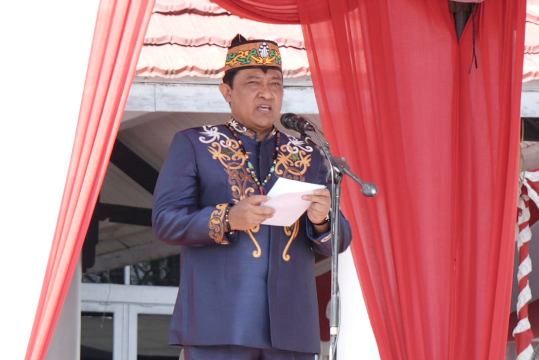 Wagub Kalteng Pimpin Upacara Peringatan Hari Jadi ke-24 Kabupaten Sukamara