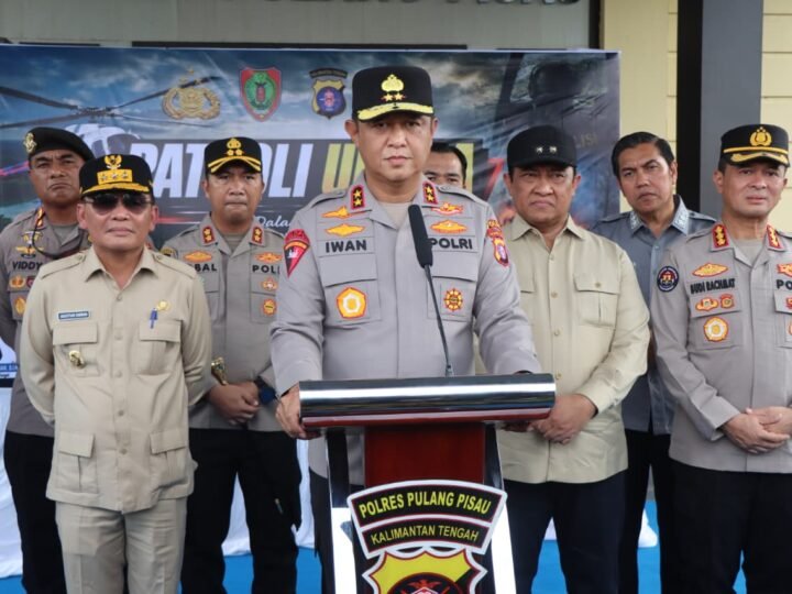 Kapolda dan Gubernur Kalteng Pantau Karhutla Lewat Patroli Udara, Temukan Dua Titik Api