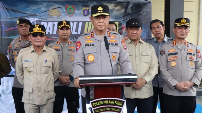Kapolda dan Gubernur Kalteng Pantau Karhutla Lewat Patroli Udara, Temukan Dua Titik Api