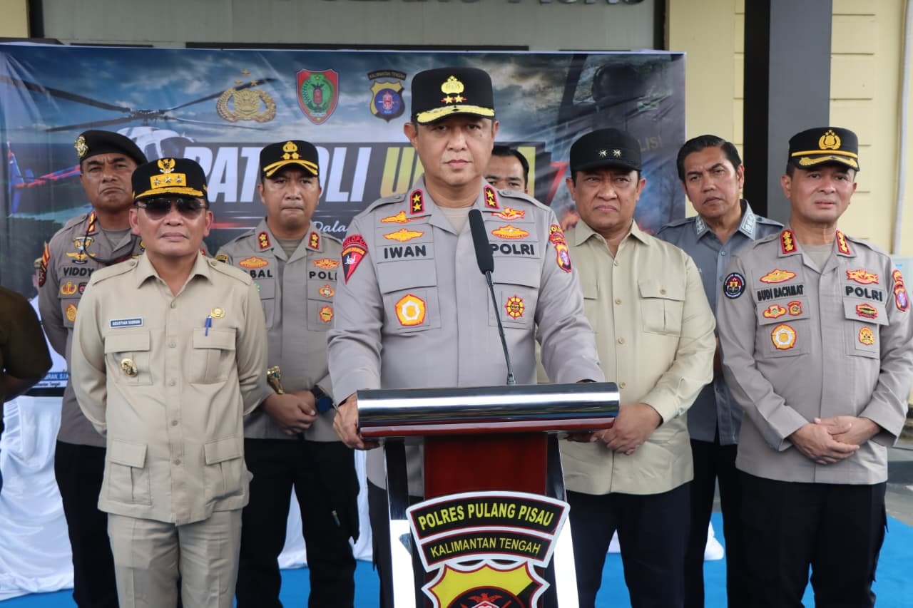 Kapolda dan Gubernur Kalteng Pantau Karhutla Lewat Patroli Udara, Temukan Dua Titik Api
