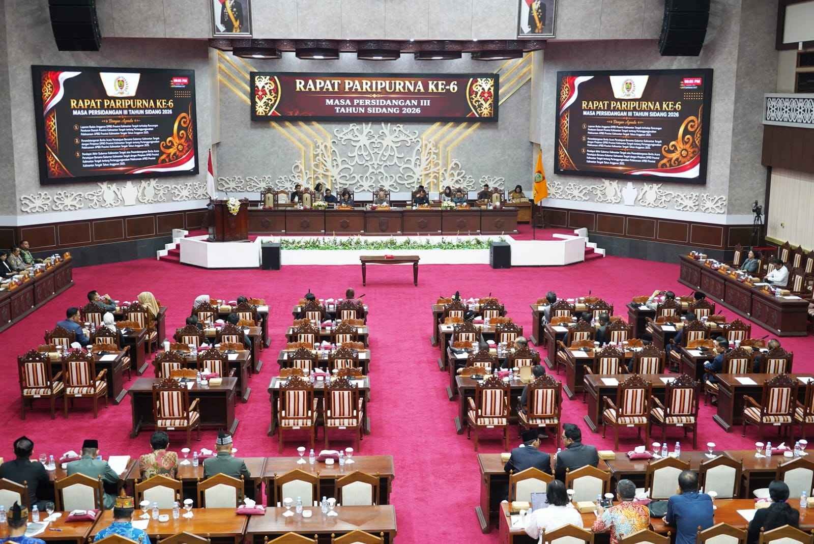 Rapat Paripurna DPRD Kalteng, Persetujuan Bersama Raperda Pertanggungjawaban Pelaksanaan APBD 2025